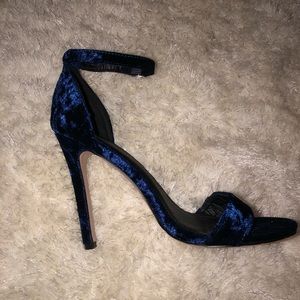 Velvet heels